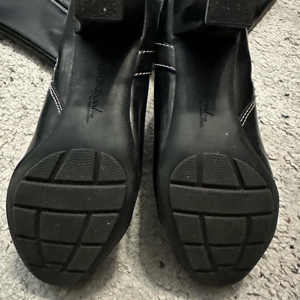 Naturalizer Natural Soul Black Heeled Boots Size 6.5 M - Picture 5 of 7